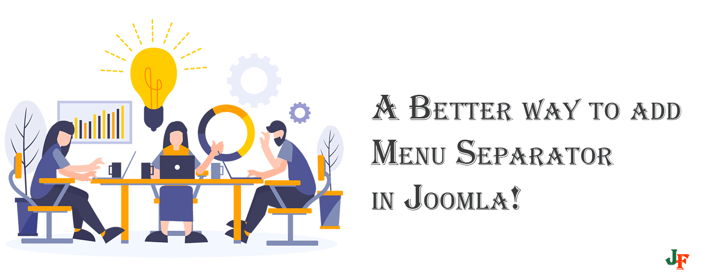 A better way to Add menu separator in Joomla
