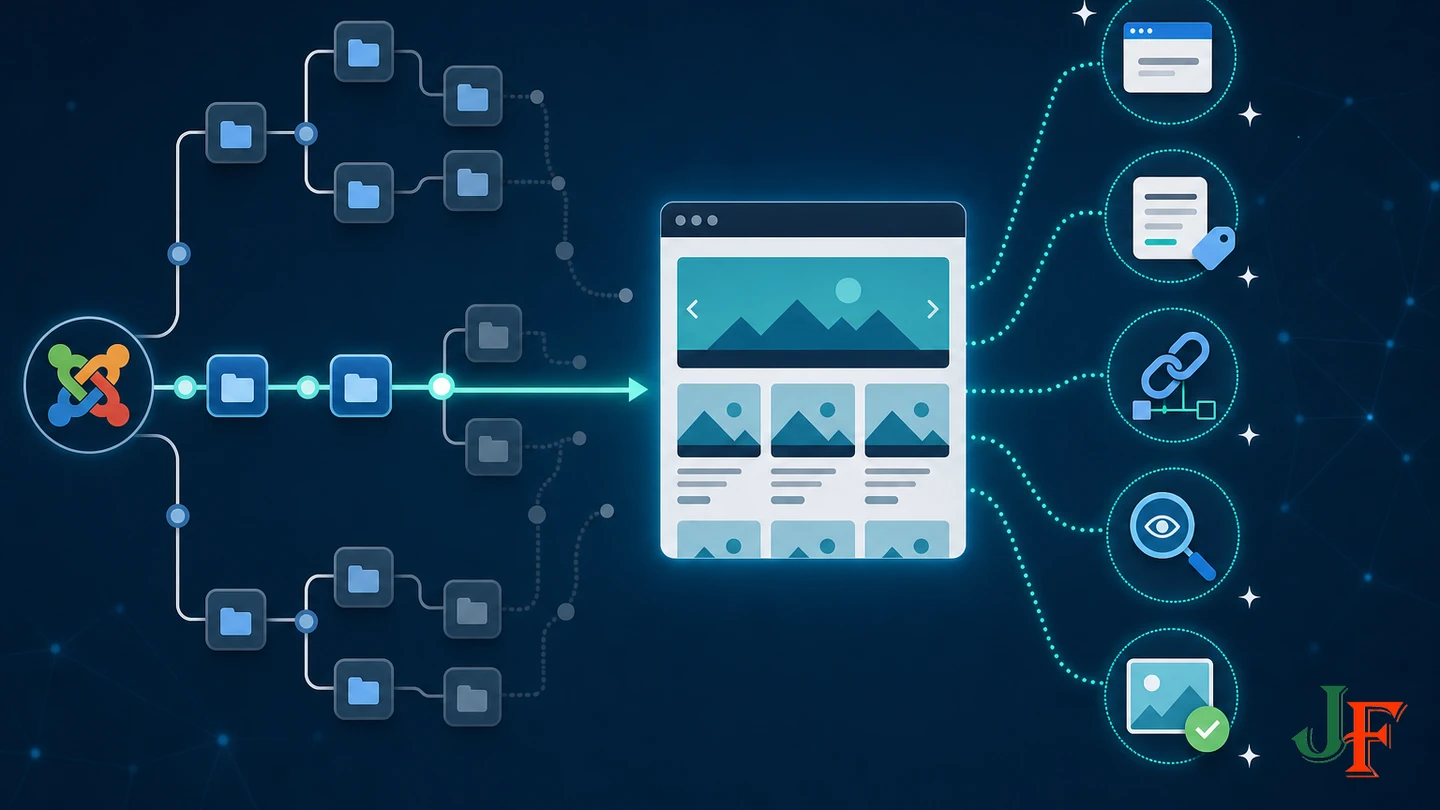 Stable directory routes converging on an optimized listing page