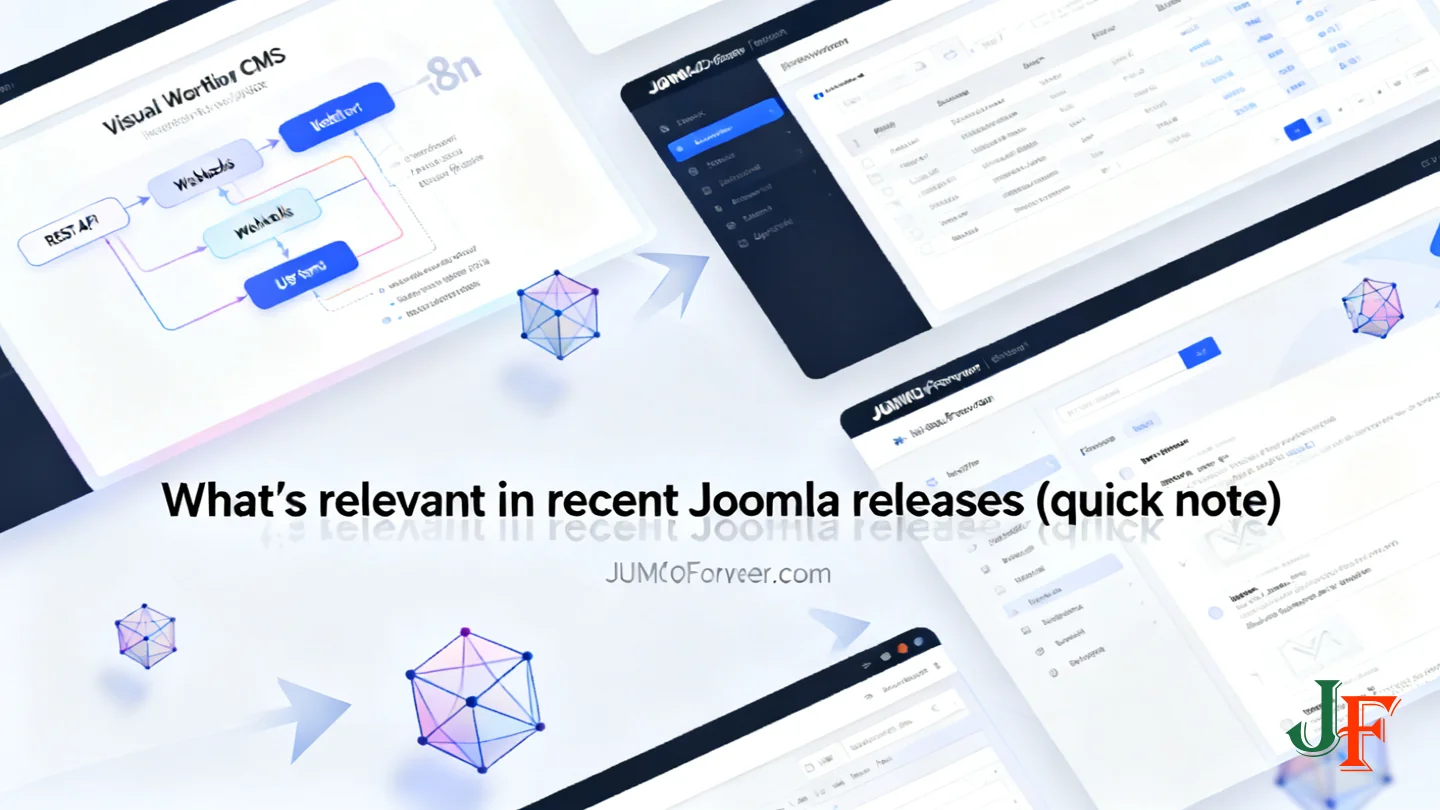 What S Relevant In Recent Joomla Releases Quick Note - How To Integrate N8n With Joomla Step By Step Workflows For Content Users And Automation