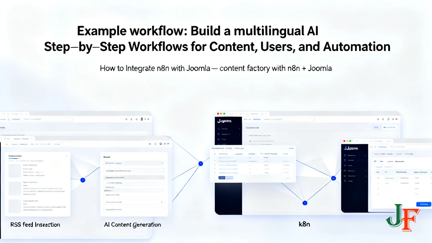 Example Workflow Build A Multilingual Ai Content Factory With N8n Joomla - How To Integrate N8n With Joomla Step By Step Workflows For Content Users And Automation