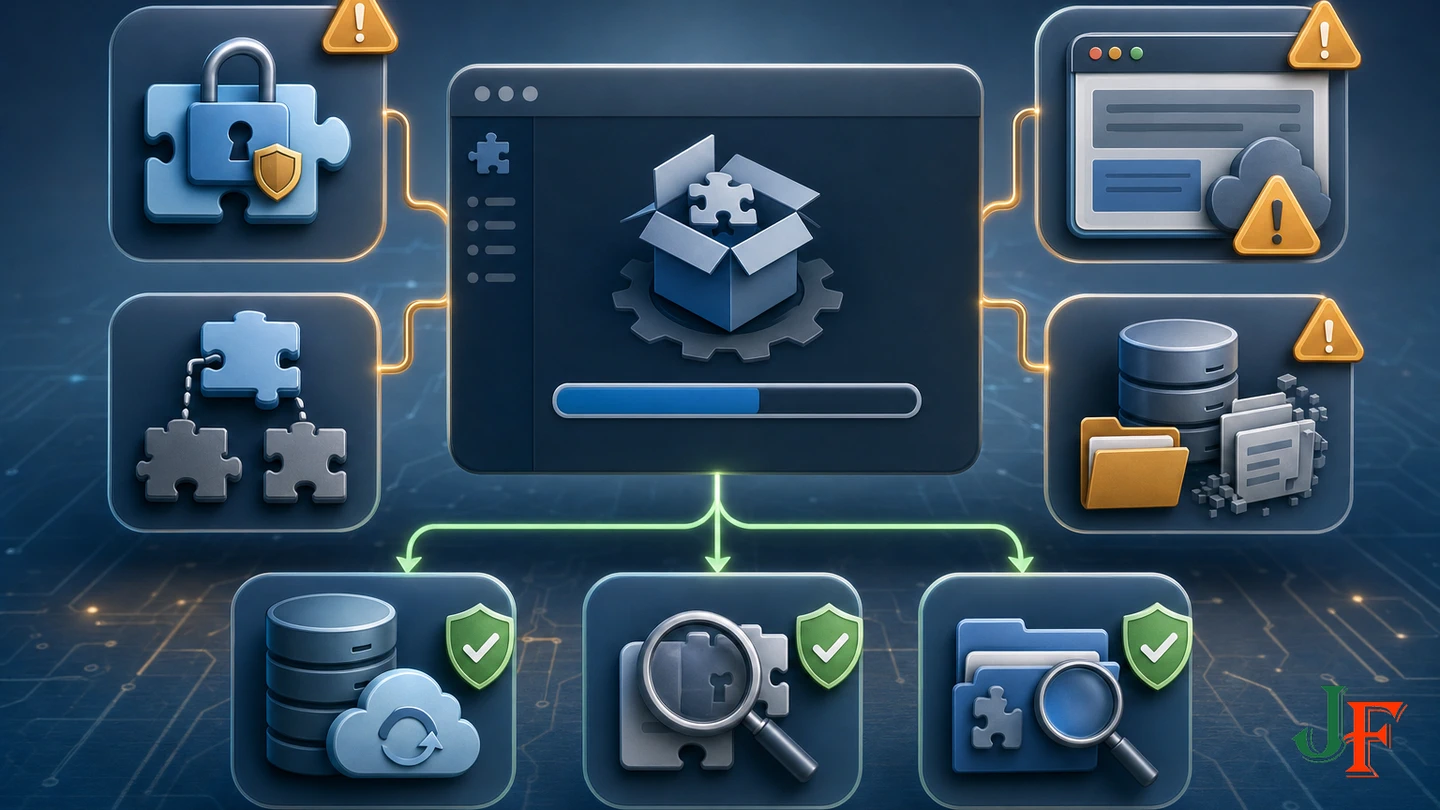 Incomplete uninstall branching into protected items, remaining dependencies, site instability, and leftover data