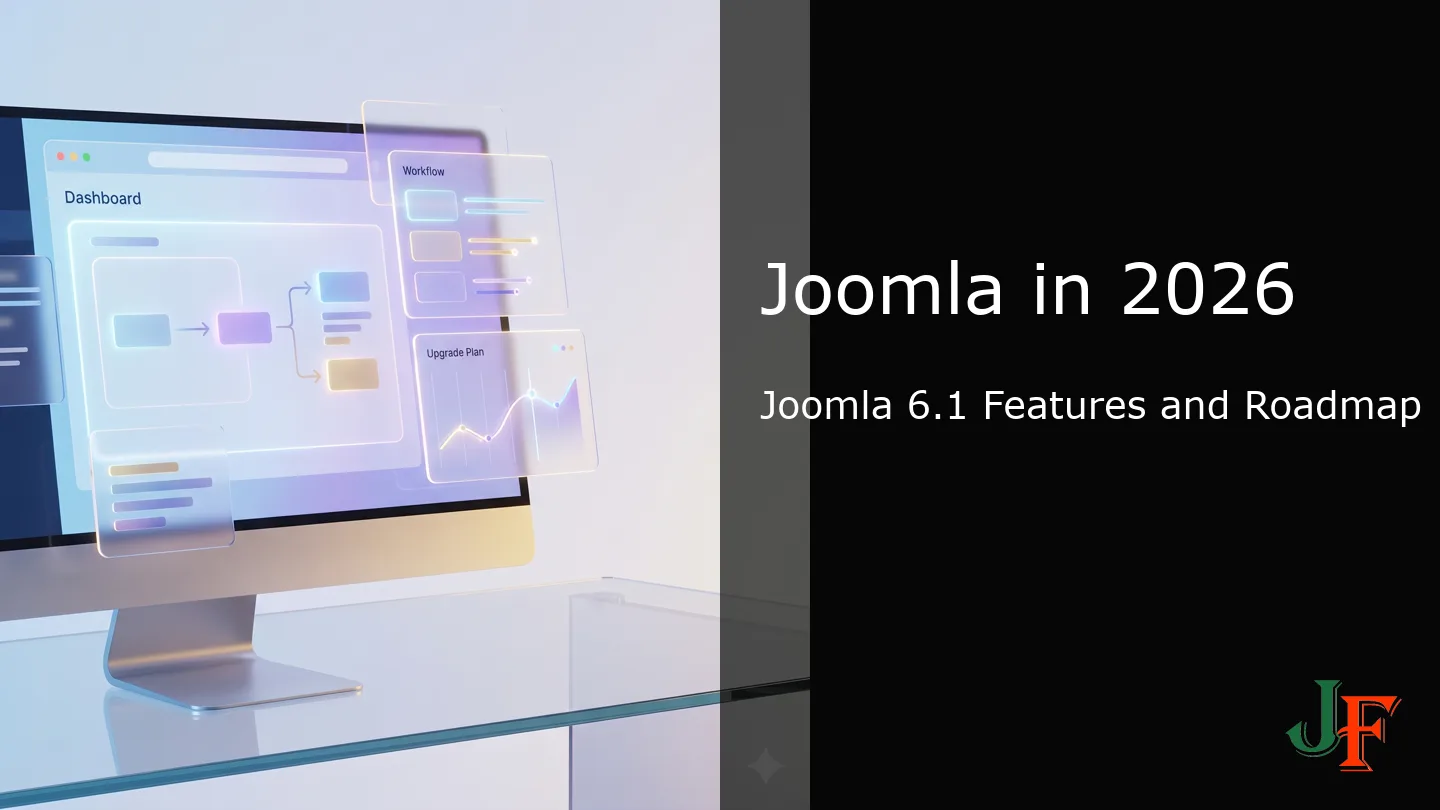 Fulltext image for What is coming for Joomla in 2026: Joomla 6.1, features and roadmap