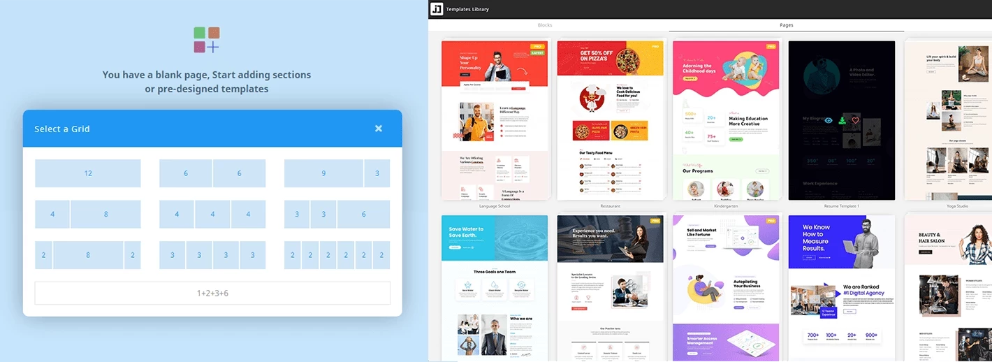 JD PageBuilder: Add pages